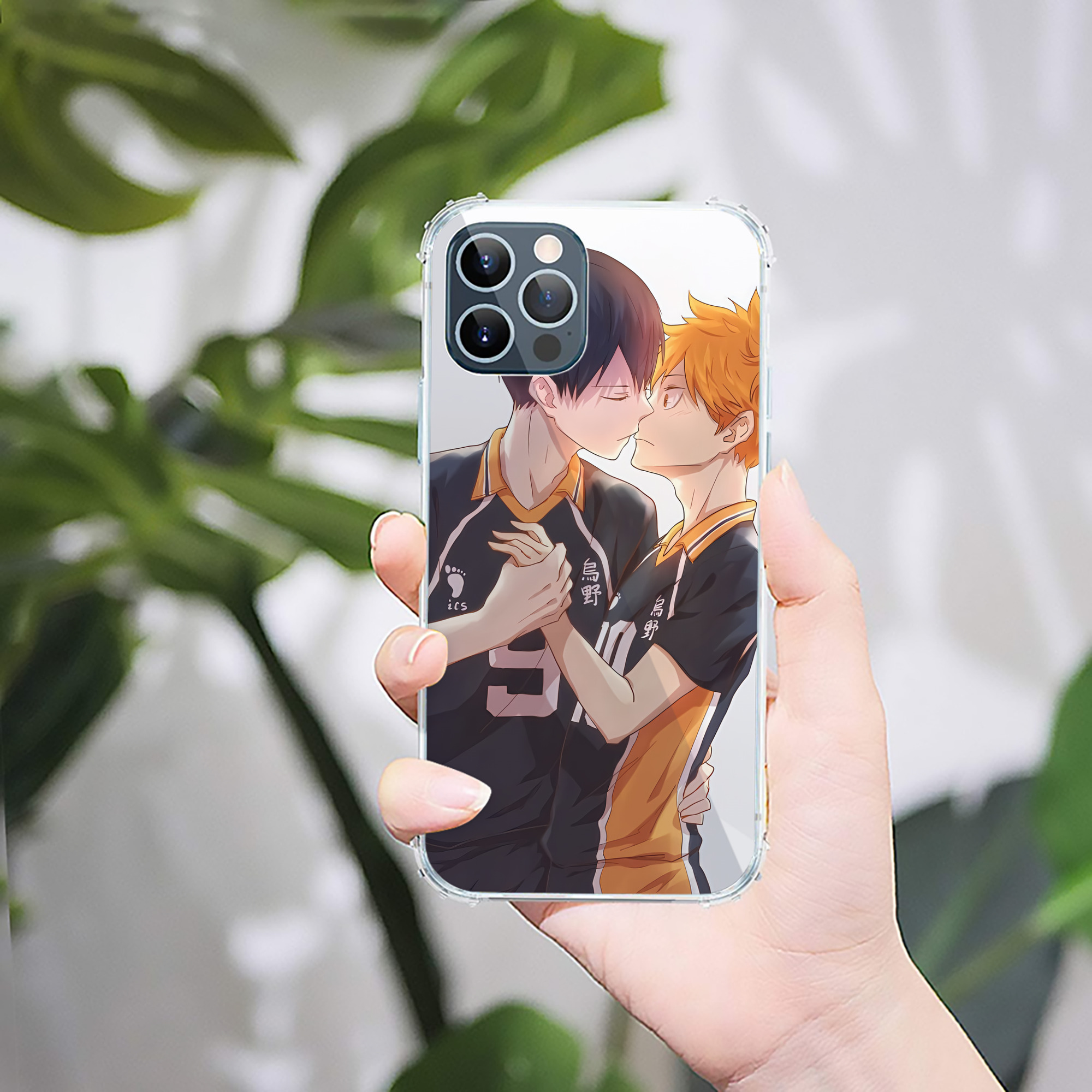 （画像用） ハイキュー!! Haikyu!! 【iPhone 12シリーズ対応】透明スマホケース（クリアソフトケース）